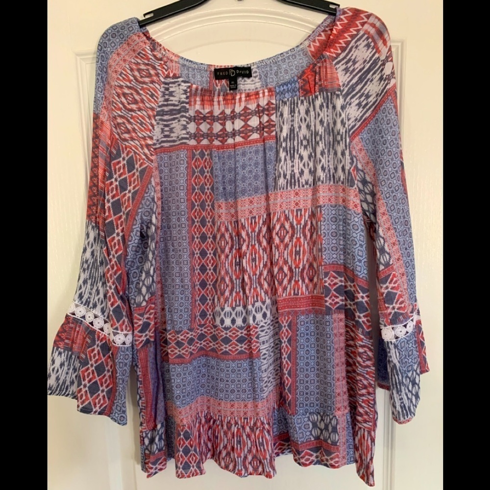 Fred Davis Blouse Size XL